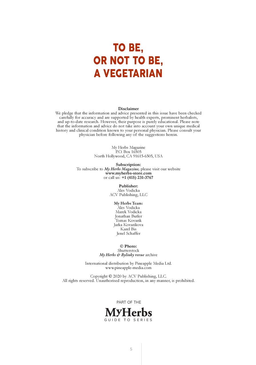 My Herbs Magazine Preview Pages