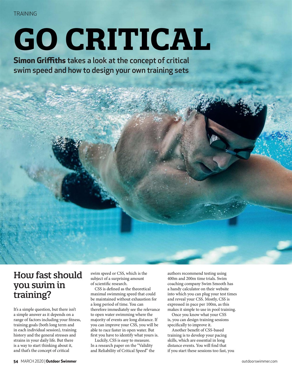 Outdoor Swimmer Preview Pages