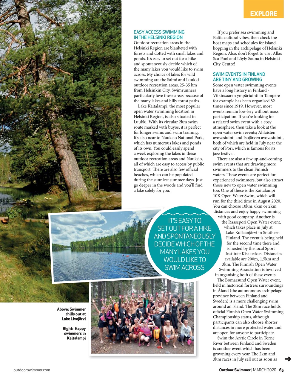 Outdoor Swimmer Preview Pages