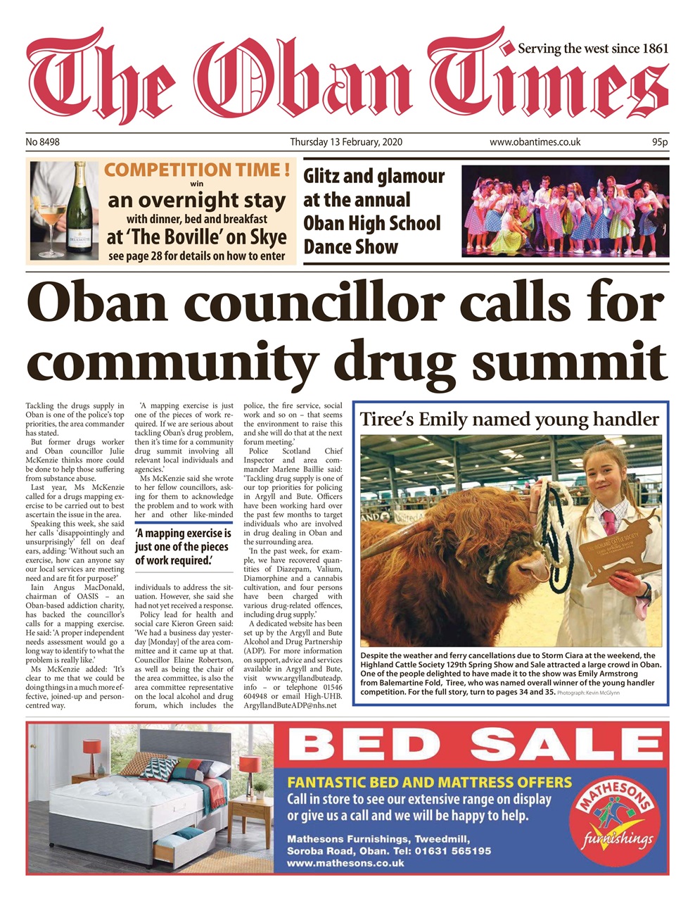The Oban Times & Lochaber Times Preview Pages