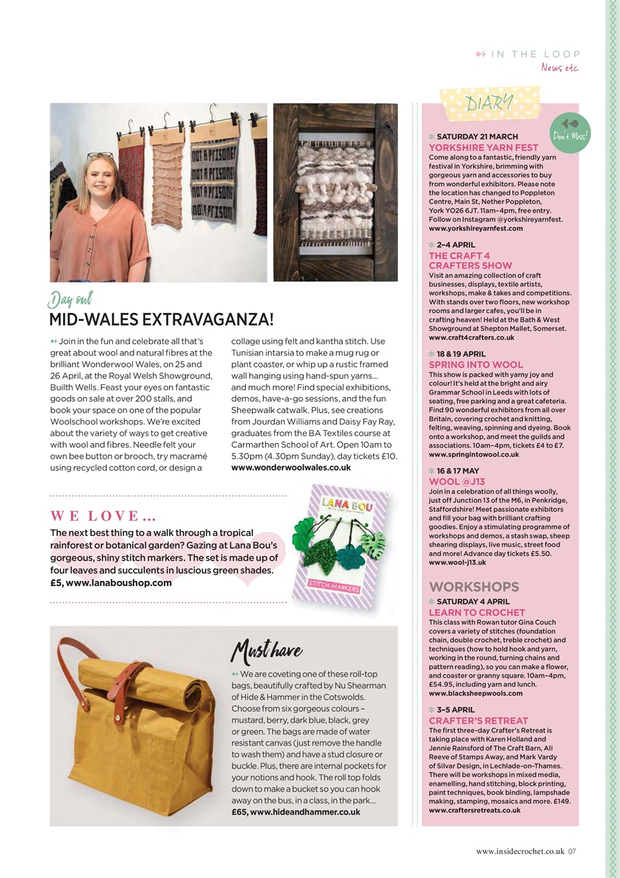 Inside Crochet Preview Pages