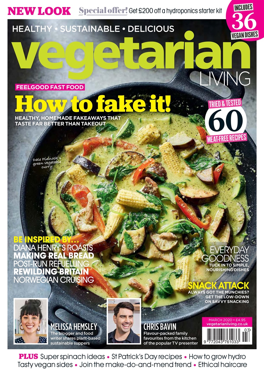 Vegetarian Living Preview Pages