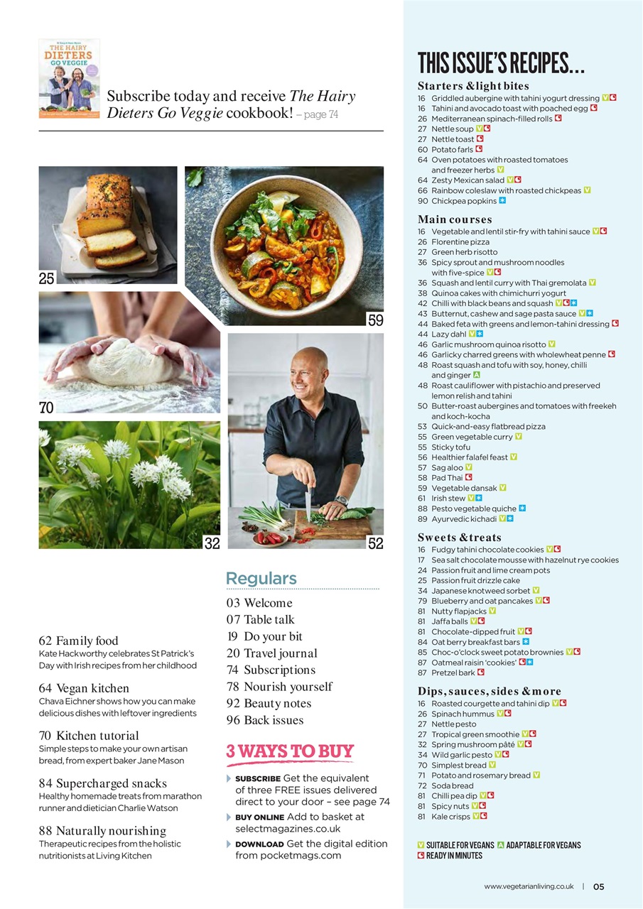 Vegetarian Living Preview Pages