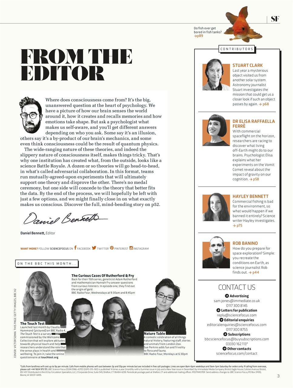 BBC Science Focus Magazine Preview Pages