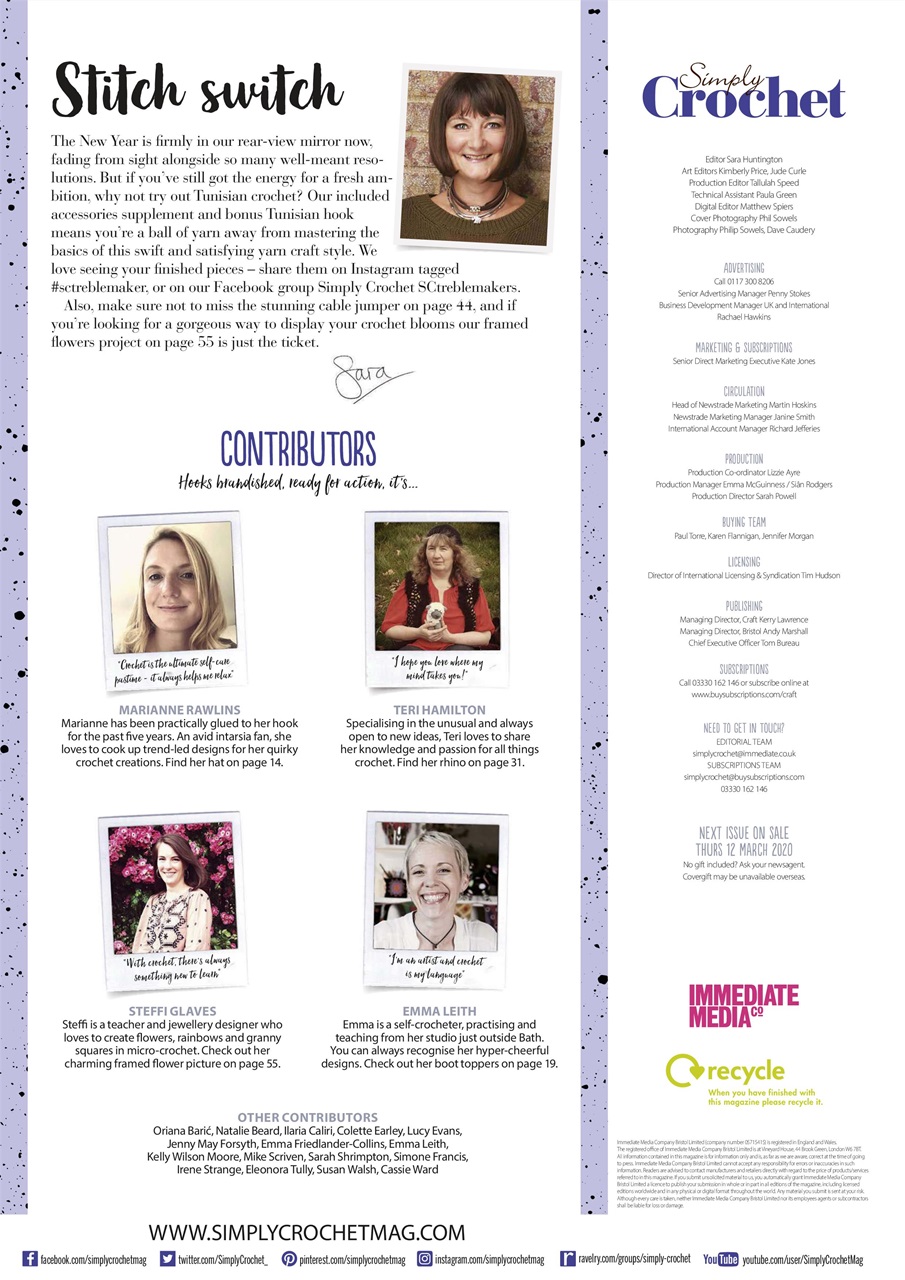 Simply Crochet Preview Pages