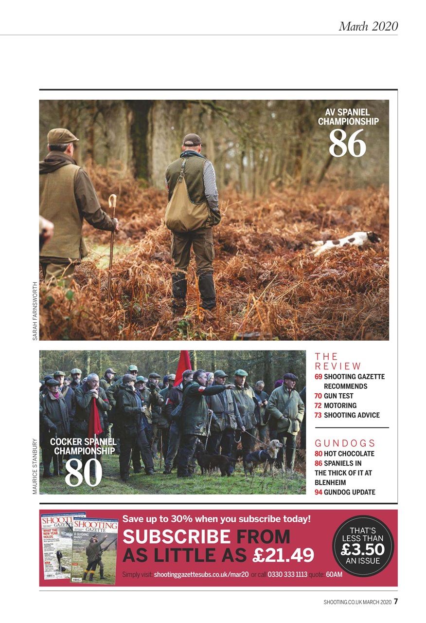 Shooting Gazette Preview Pages