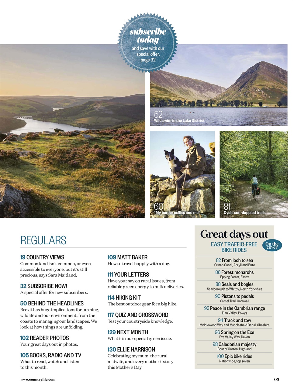 BBC Countryfile Magazine Preview Pages