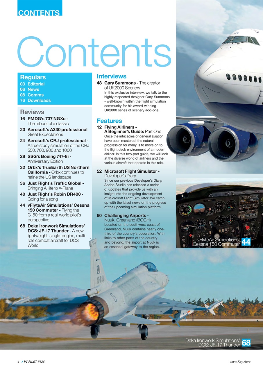 PC Pilot Preview Pages