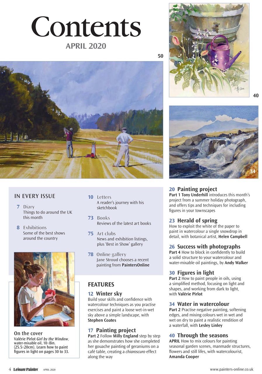 Leisure Painter & The Artist Preview Pages