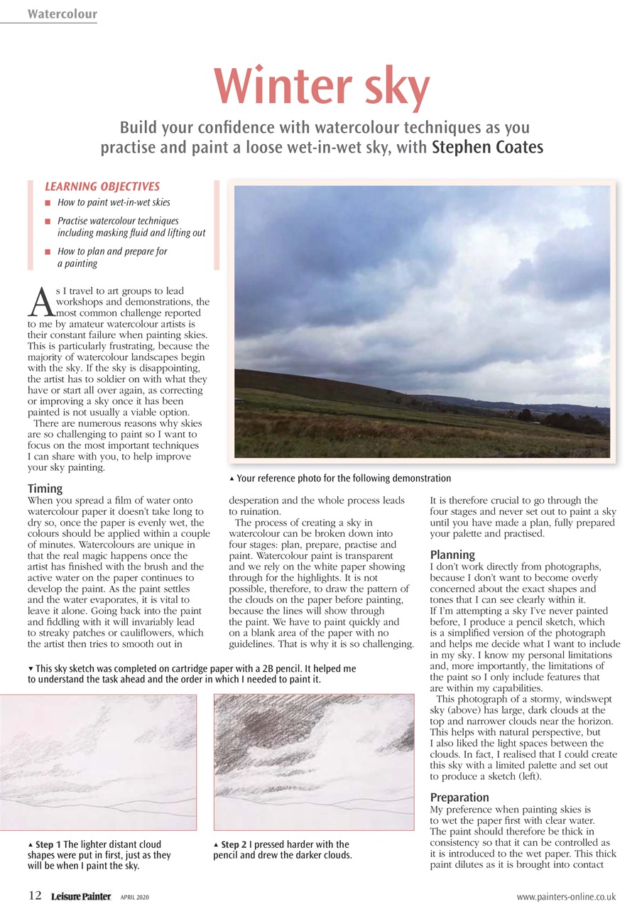 Leisure Painter & The Artist Preview Pages