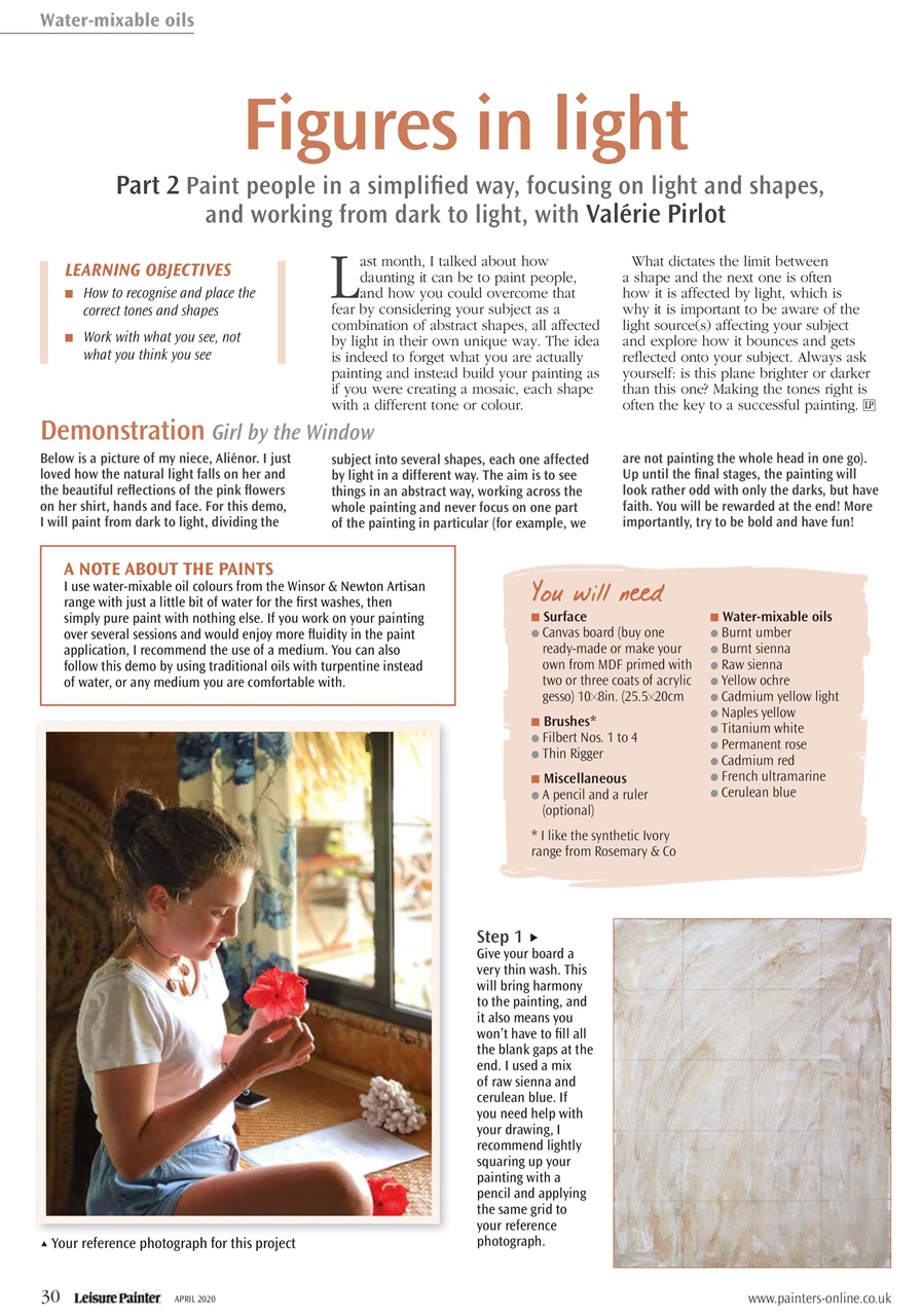 Leisure Painter & The Artist Preview Pages