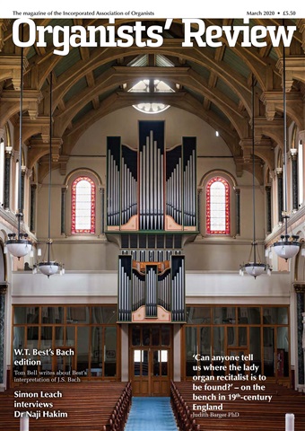 Organists' Review issue March 2020