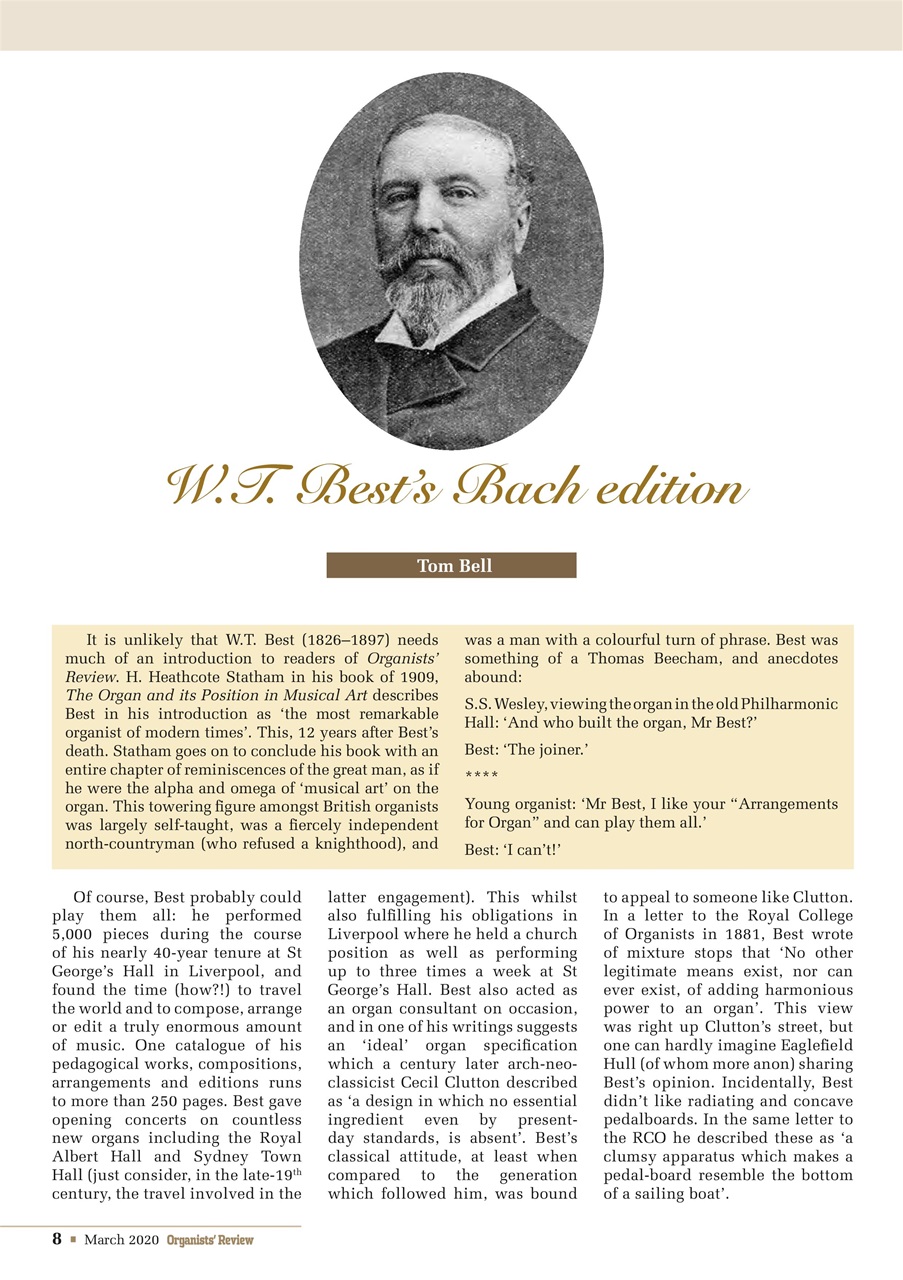 Organists' Review Preview Pages