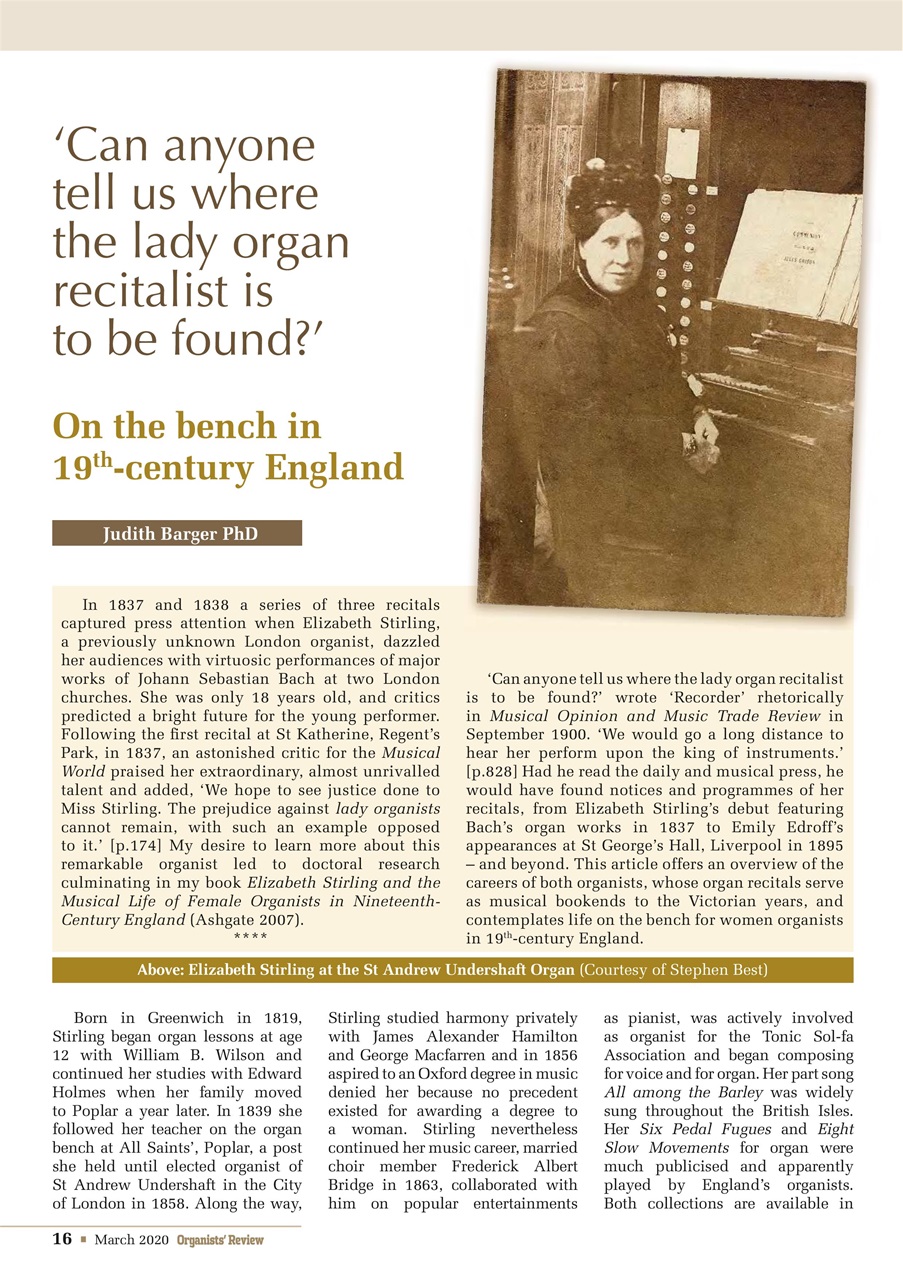 Organists' Review Preview Pages
