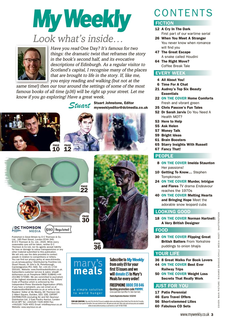 My Weekly Preview Pages