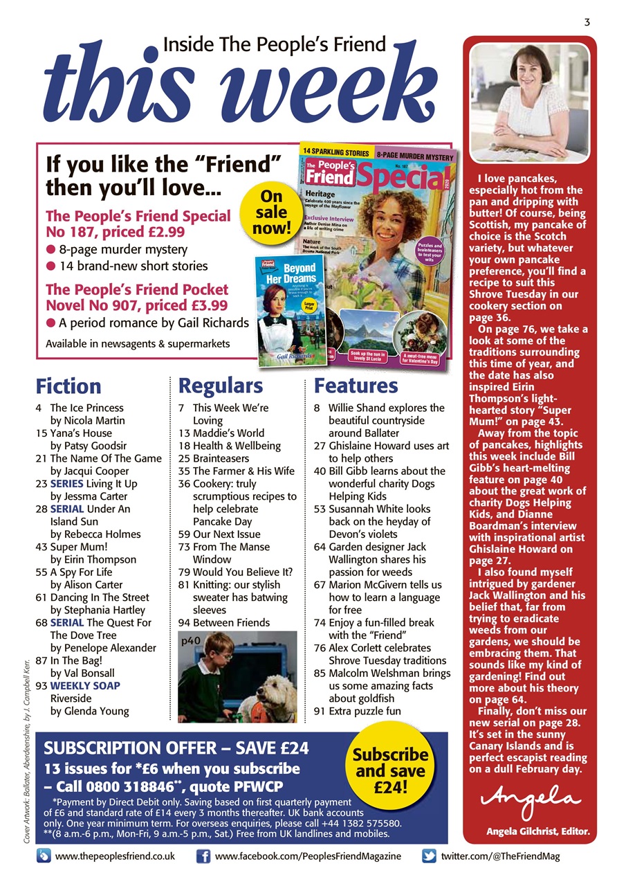 The People’s Friend Preview Pages