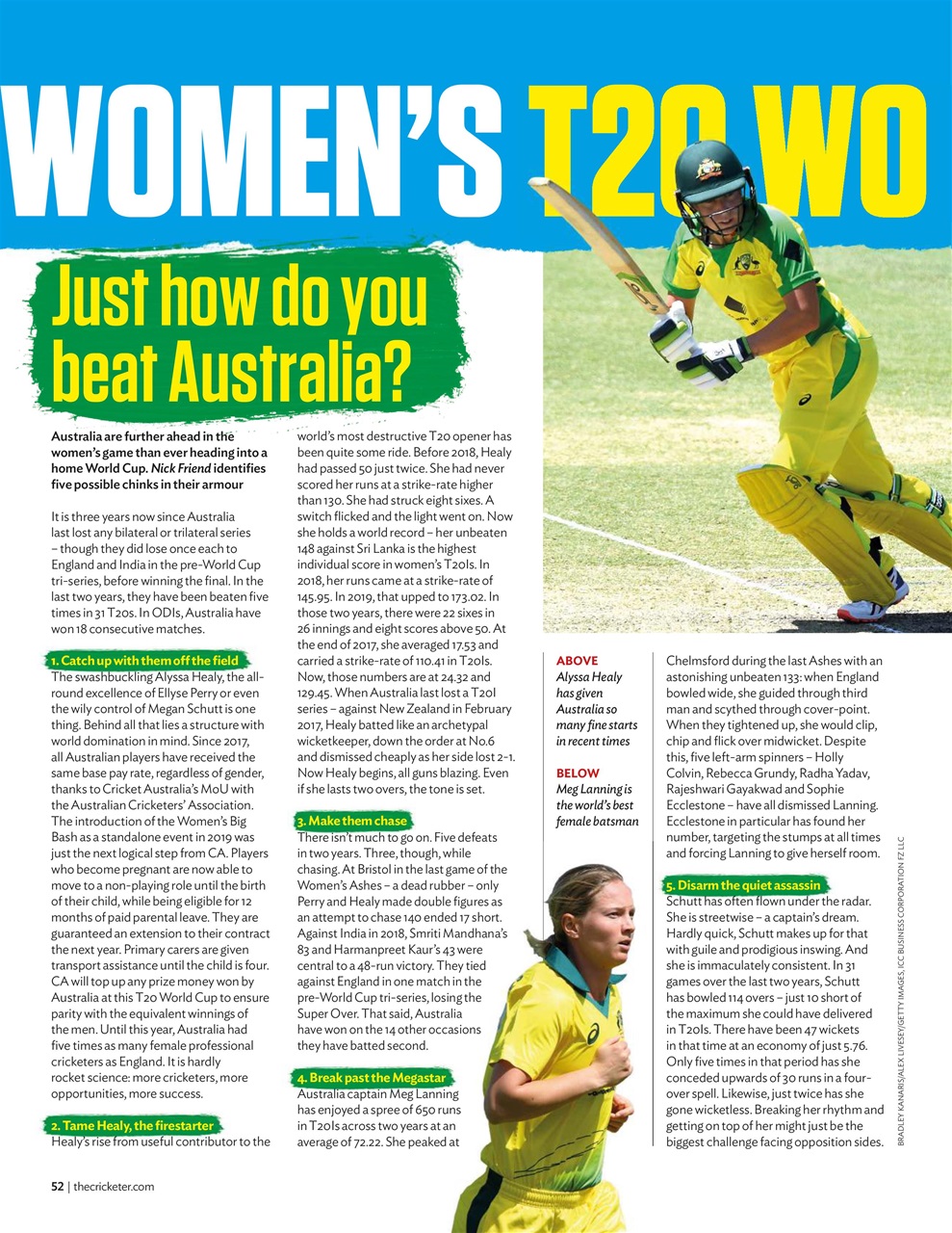 The Cricketer Magazine Preview Pages