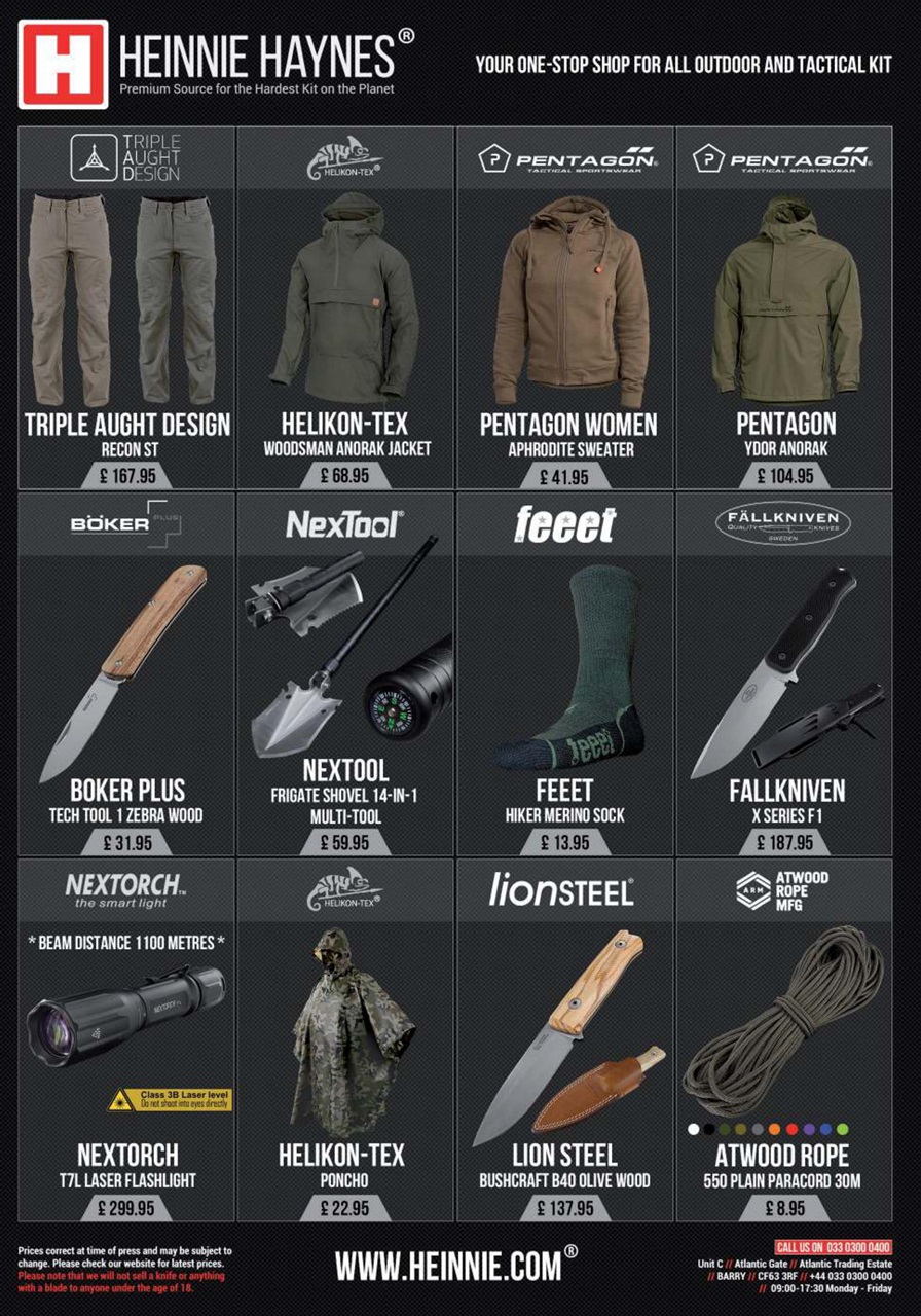 Bushcraft & Survival Skills Magazine Preview Pages