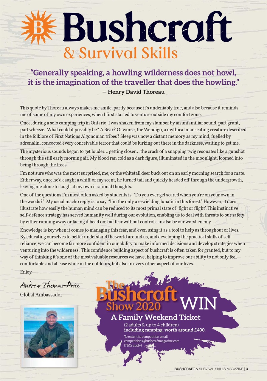 Bushcraft & Survival Skills Magazine Preview Pages