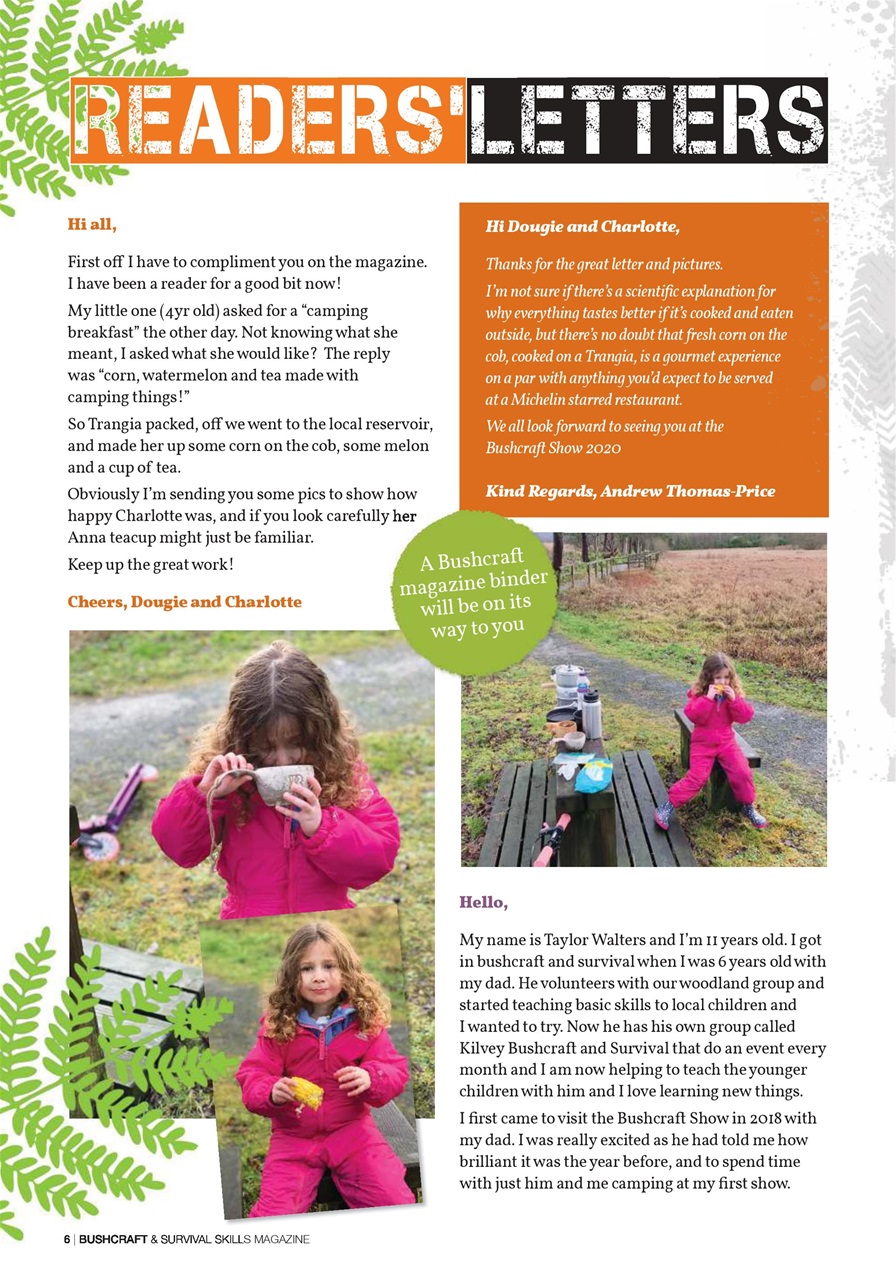 Bushcraft & Survival Skills Magazine Preview Pages