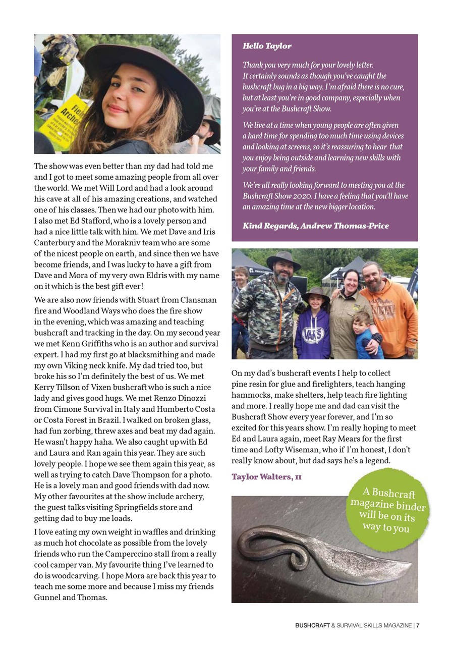 Bushcraft & Survival Skills Magazine Preview Pages