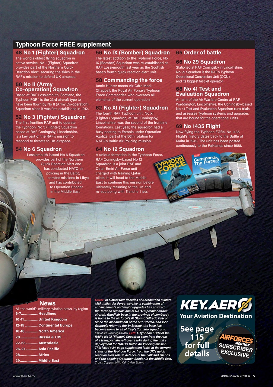 AirForces Monthly Preview Pages