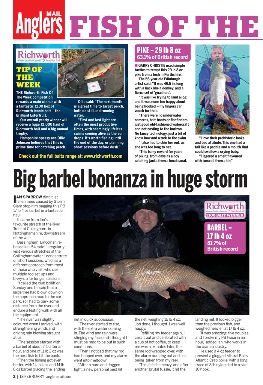 Anglers Mail Preview Pages