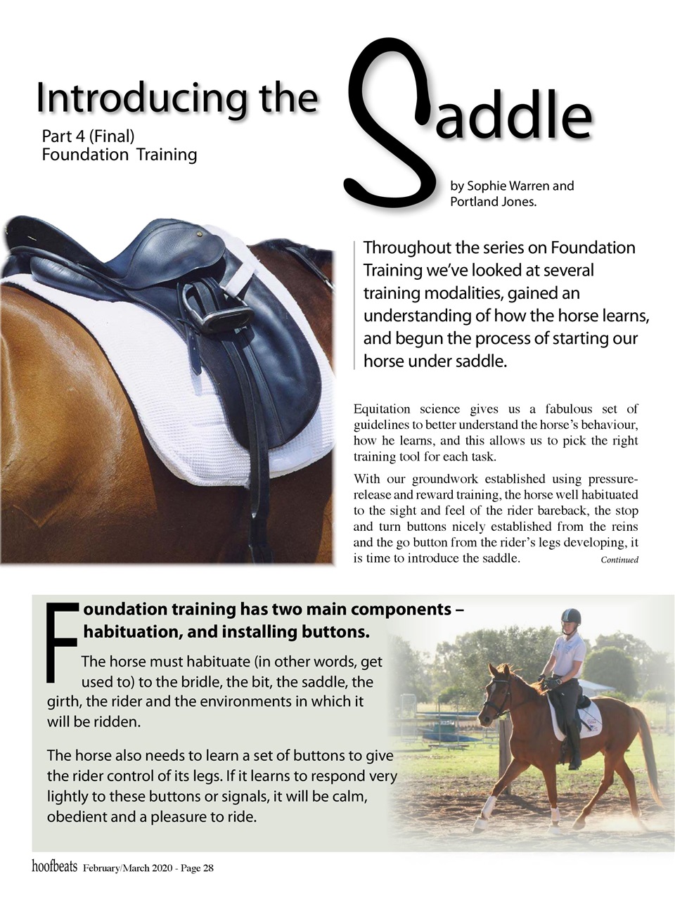 Hoofbeats Preview Pages