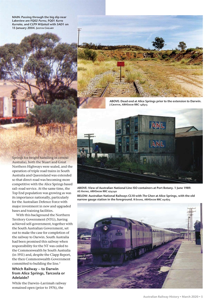 Australian Railway History Preview Pages
