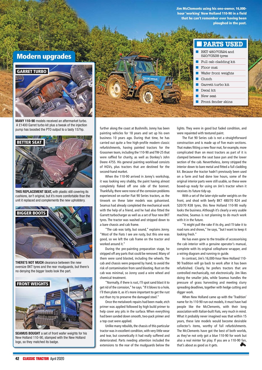 Classic Tractor Preview Pages