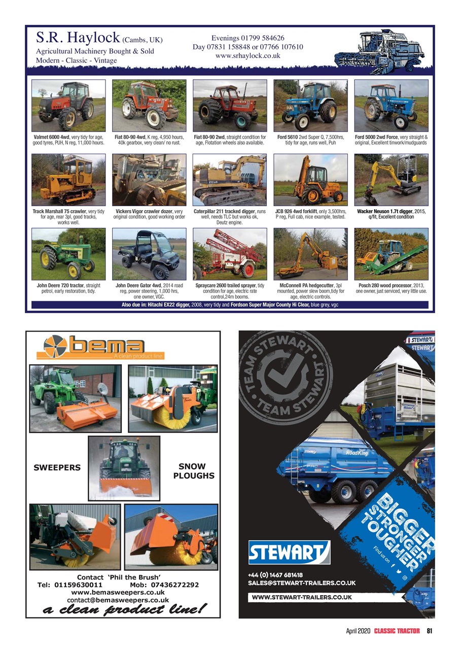 Classic Tractor Preview Pages