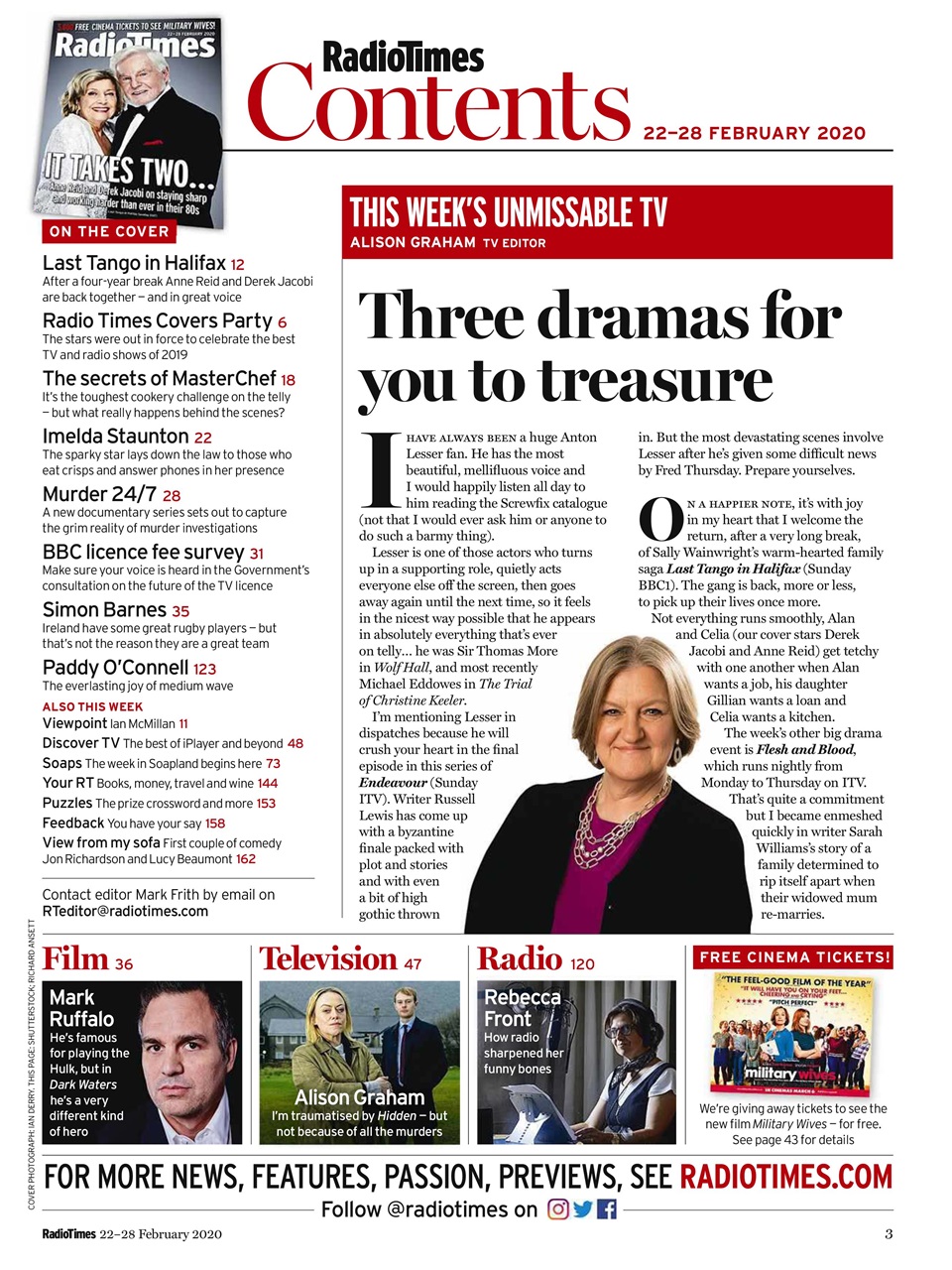 Radio Times Preview Pages