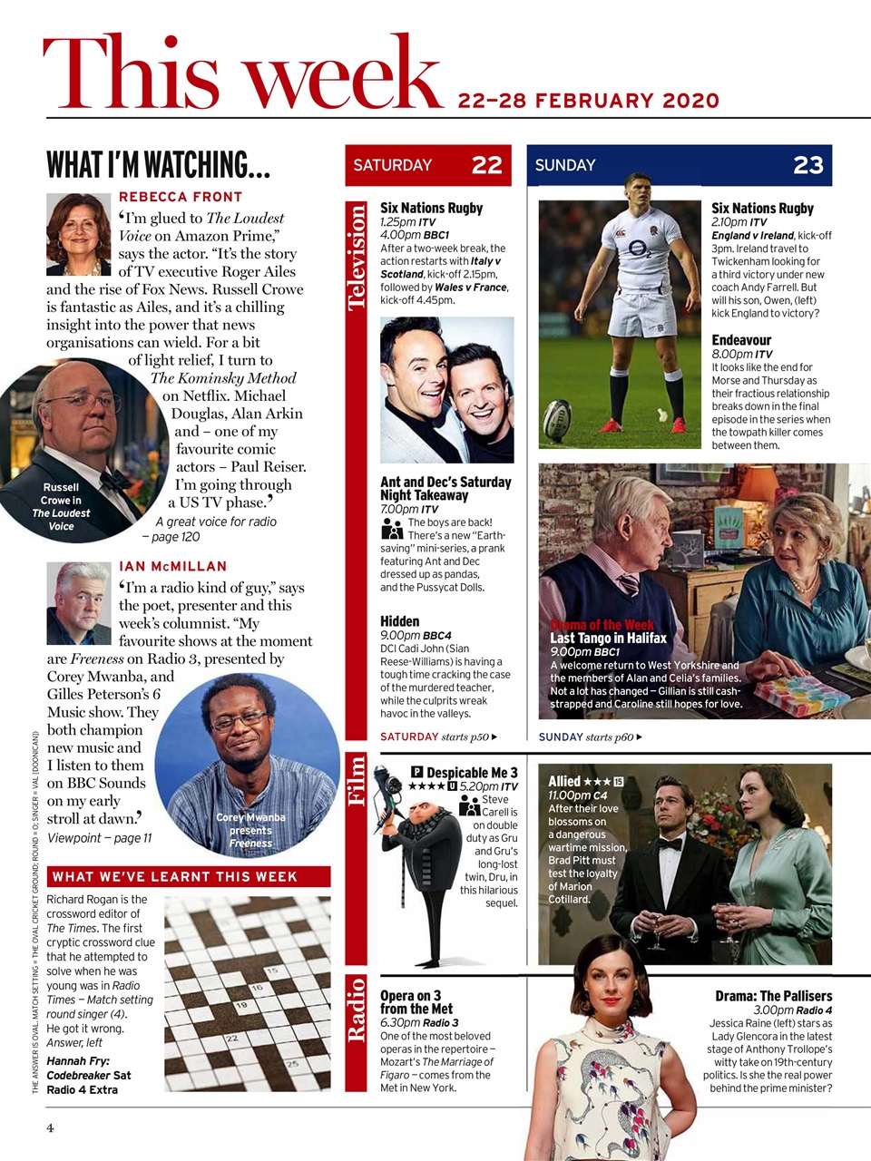 Radio Times Preview Pages