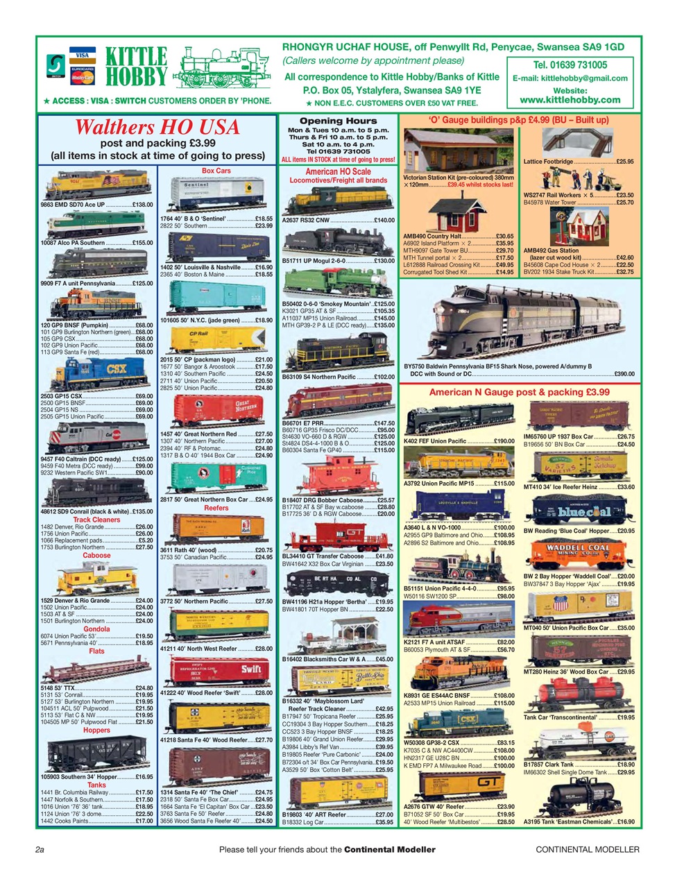 Continental Modeller Preview Pages