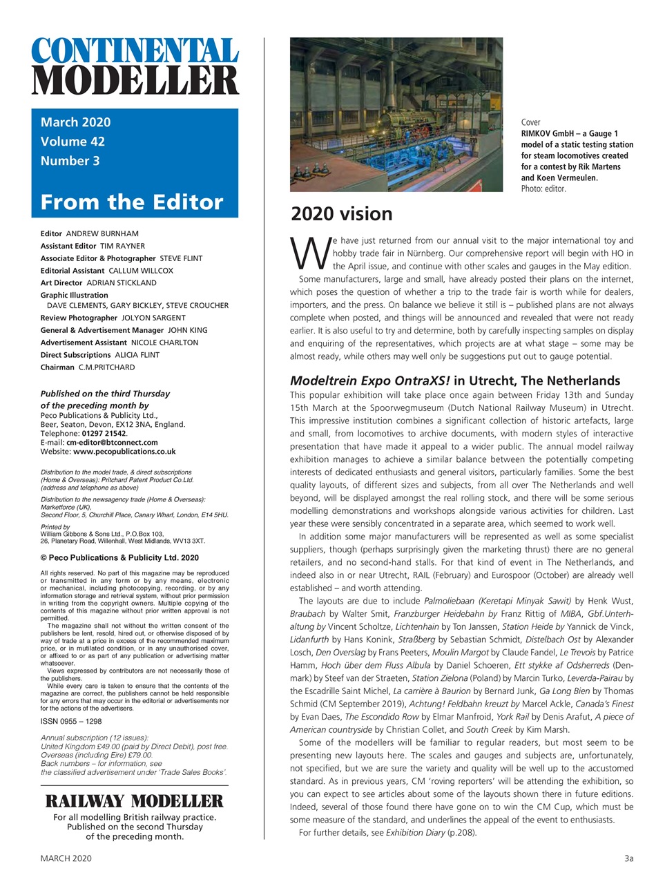 Continental Modeller Preview Pages