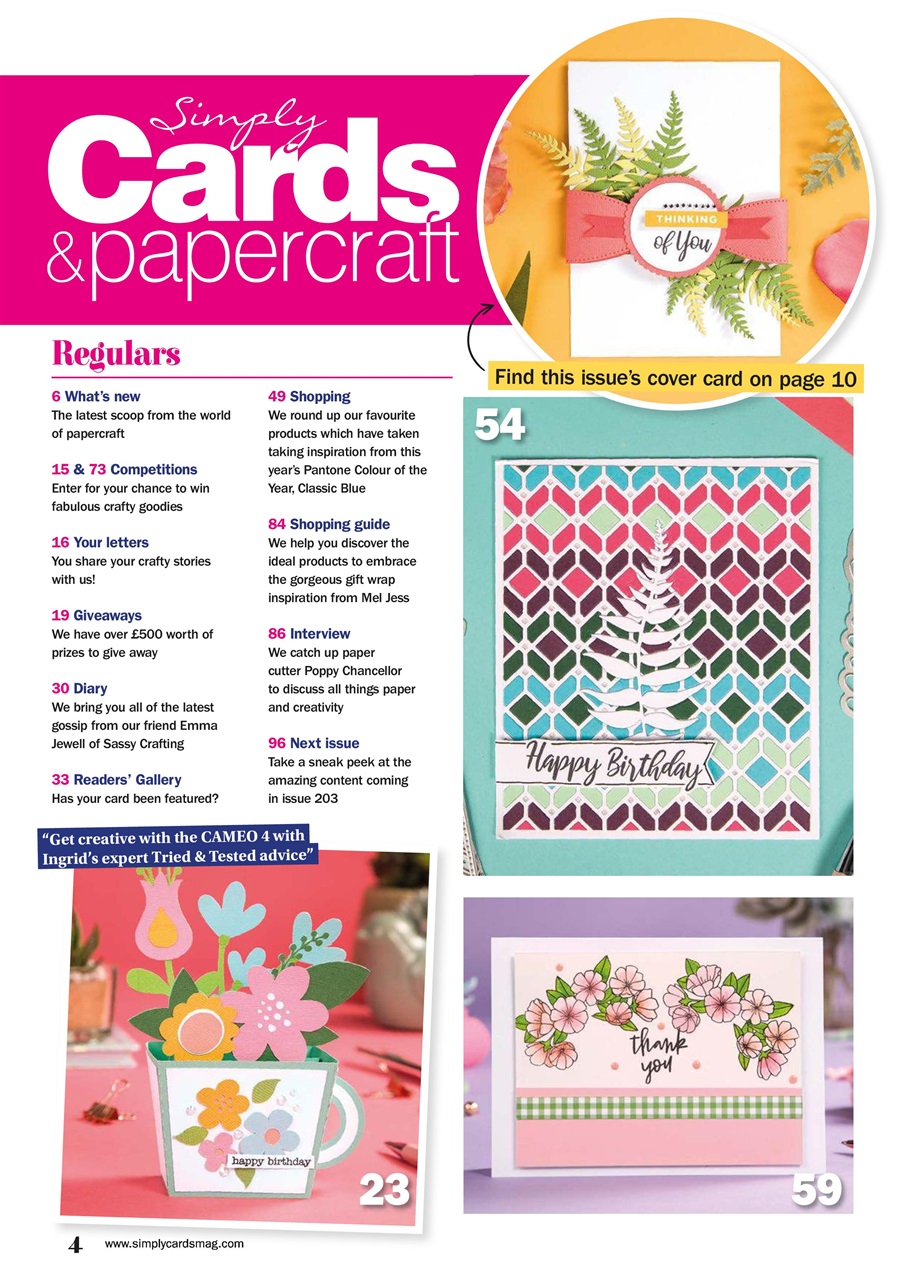 Simply Cards & Papercraft Preview Pages
