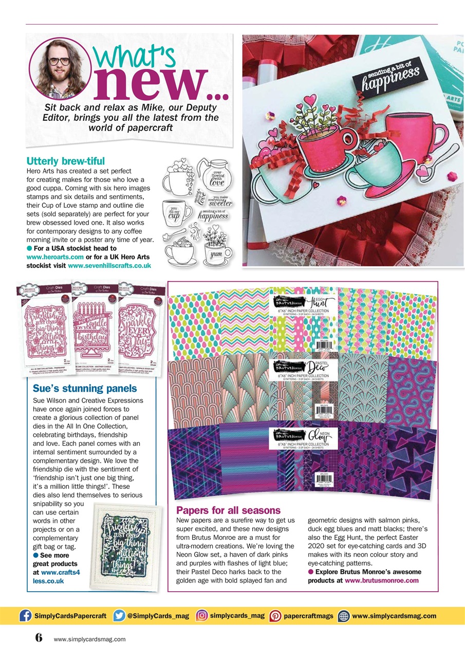 Simply Cards & Papercraft Preview Pages