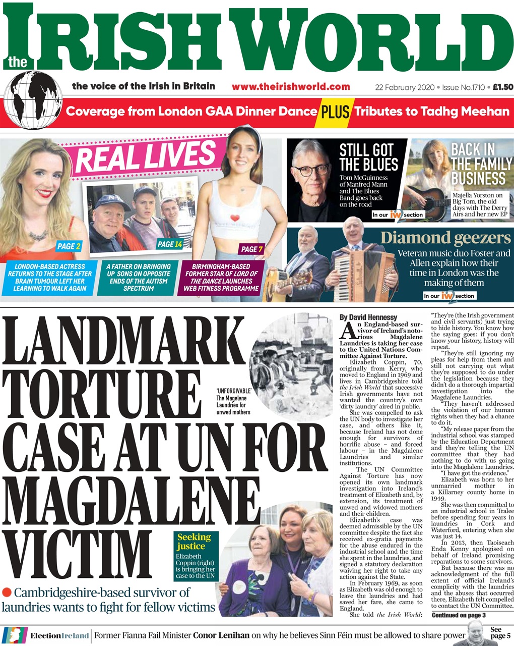 Irish World Preview Pages