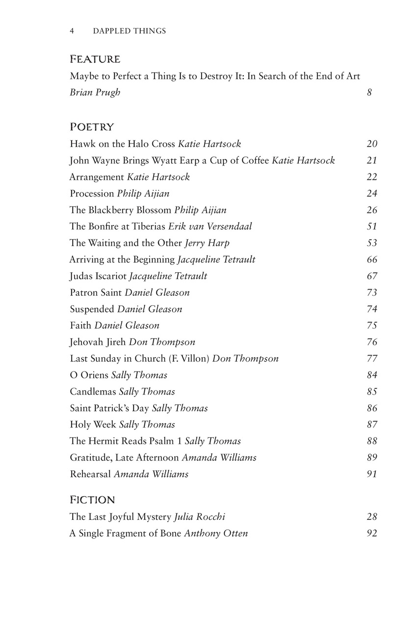 Dappled Things Preview Pages