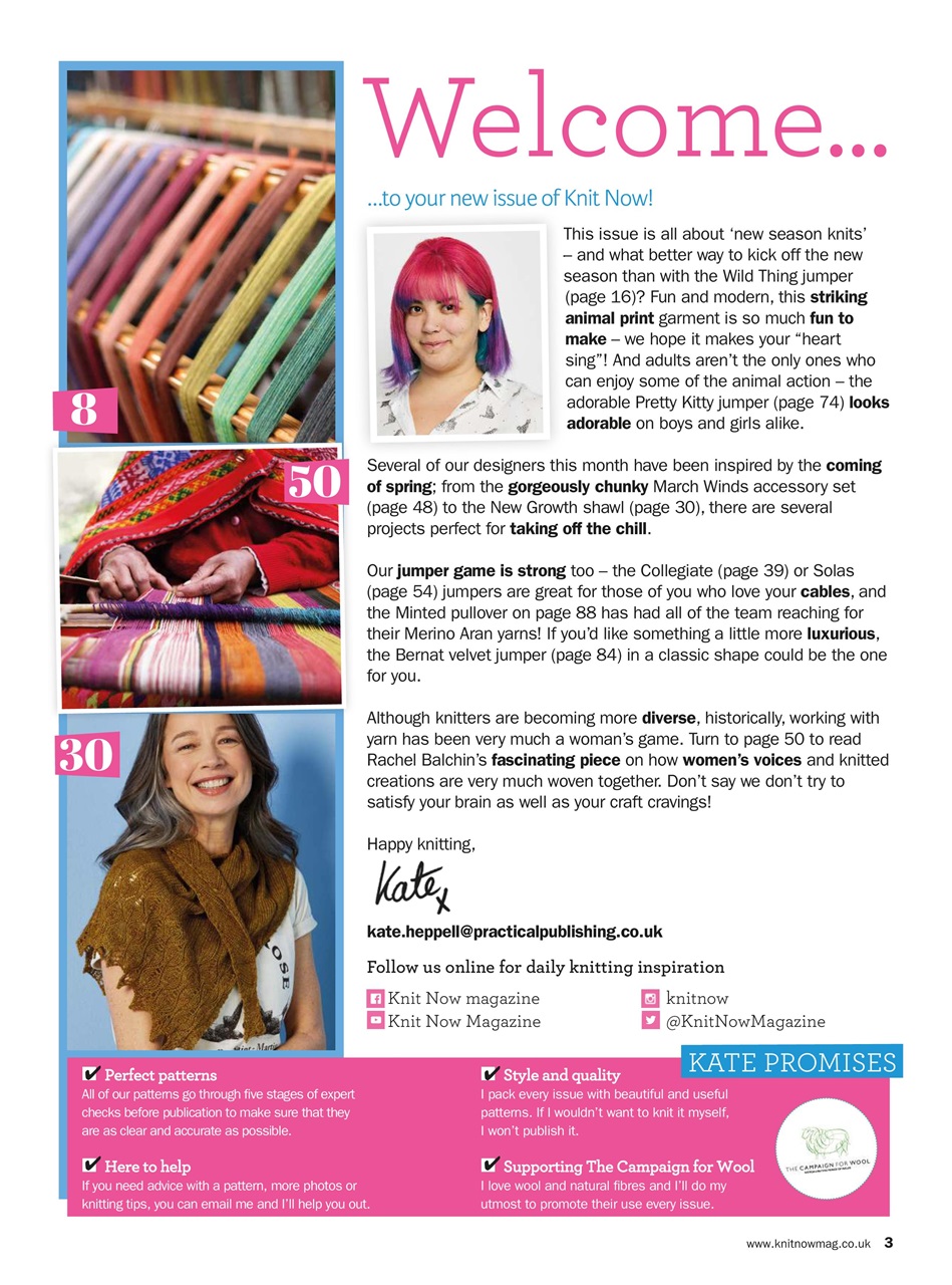 Knit Now Preview Pages