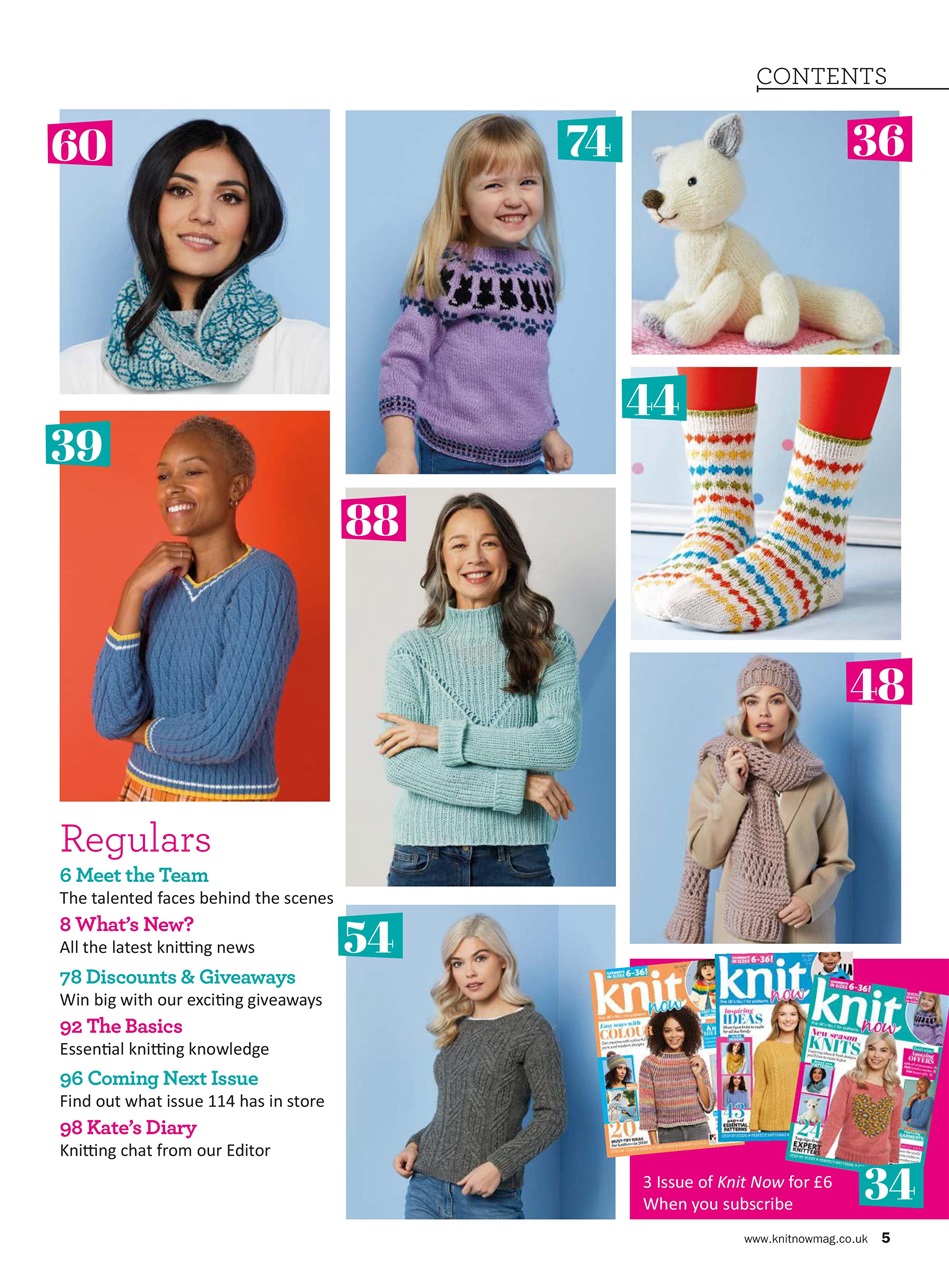 Knit Now Preview Pages