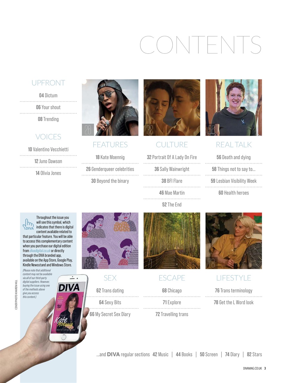 DIVA Magazine Preview Pages