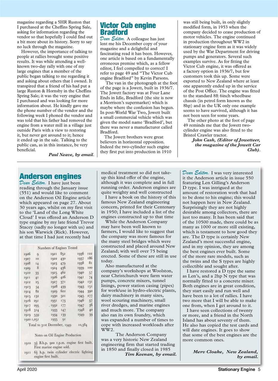 Stationary Engine Preview Pages