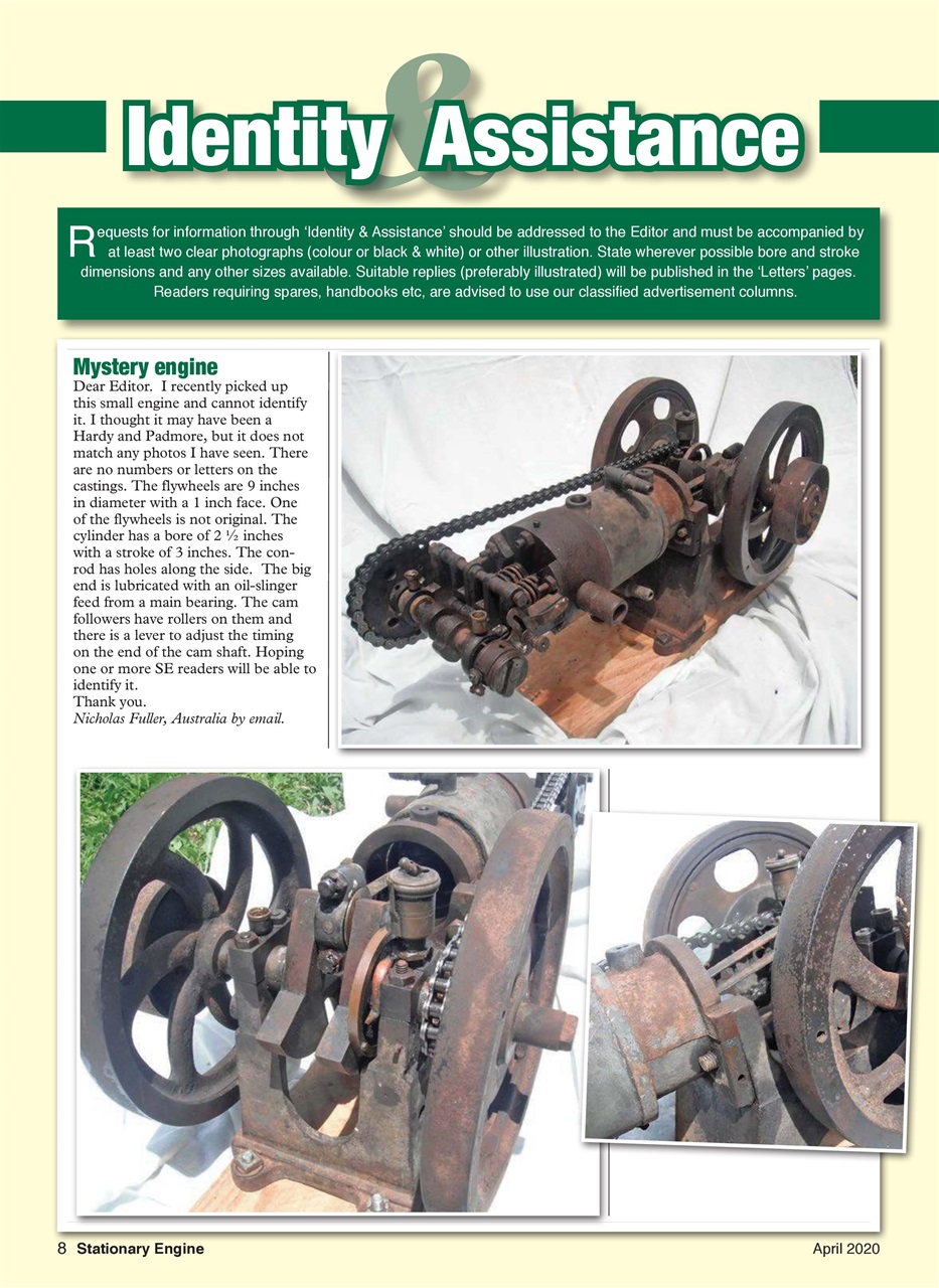 Stationary Engine Preview Pages