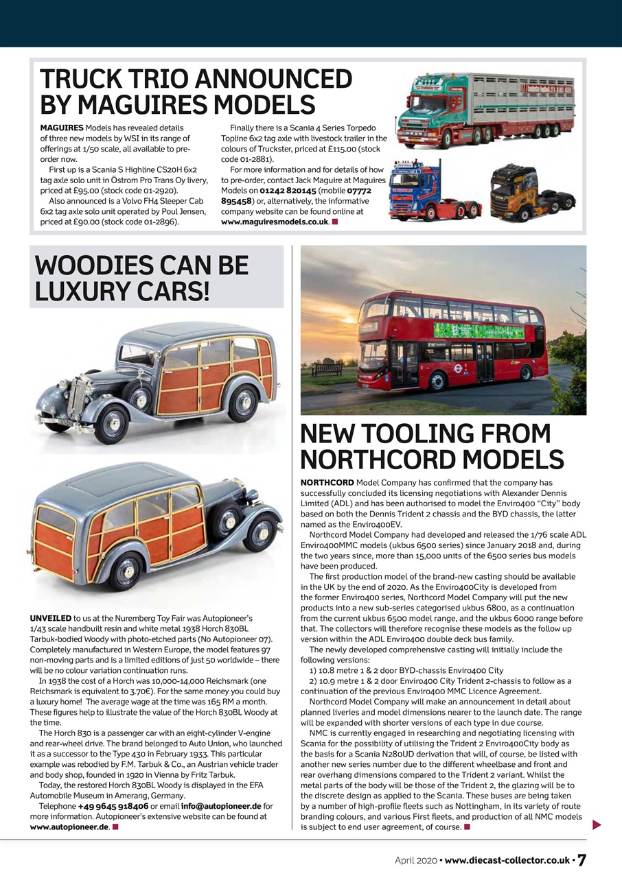 Diecast Collector Preview Pages