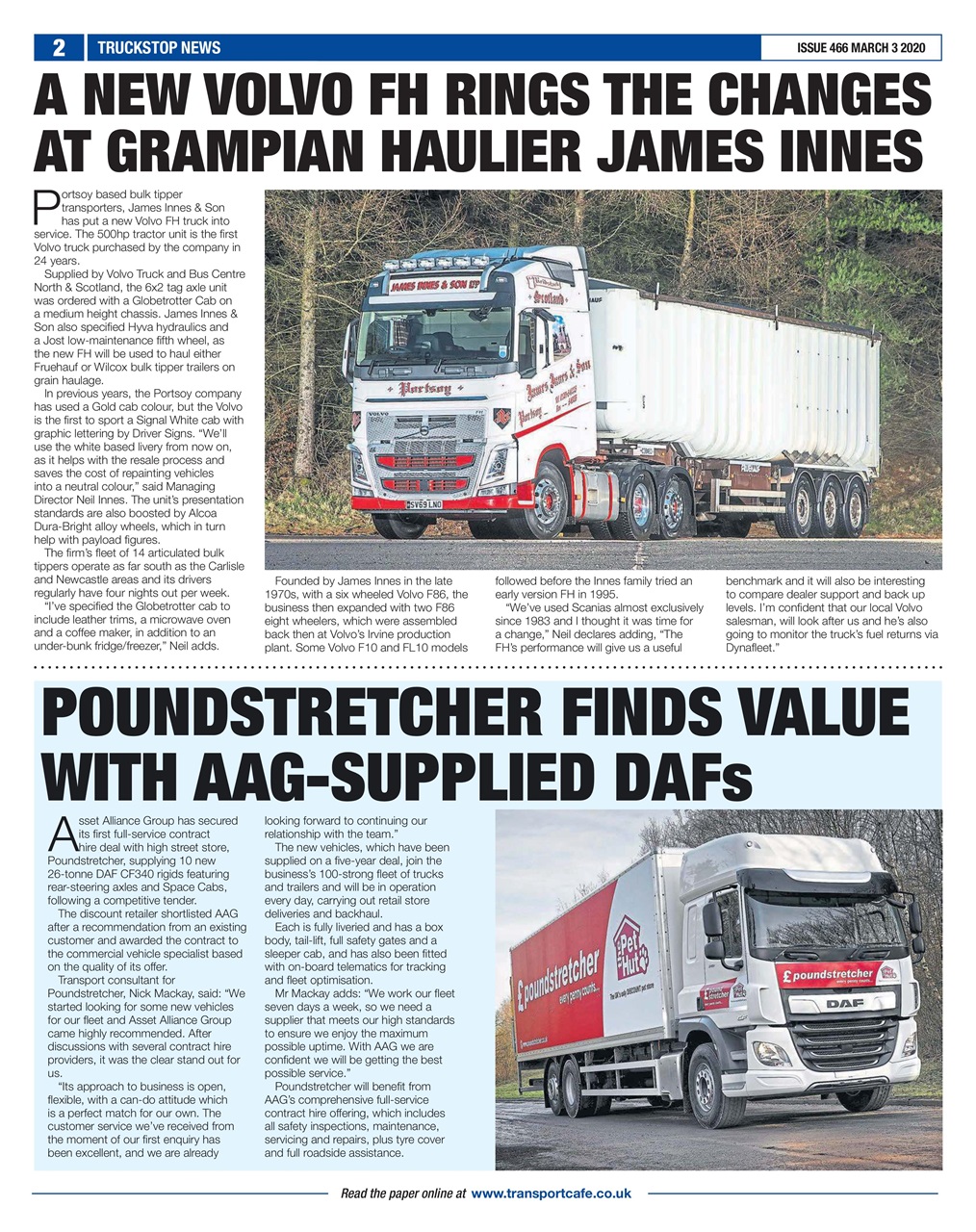 Truckstop News Preview Pages