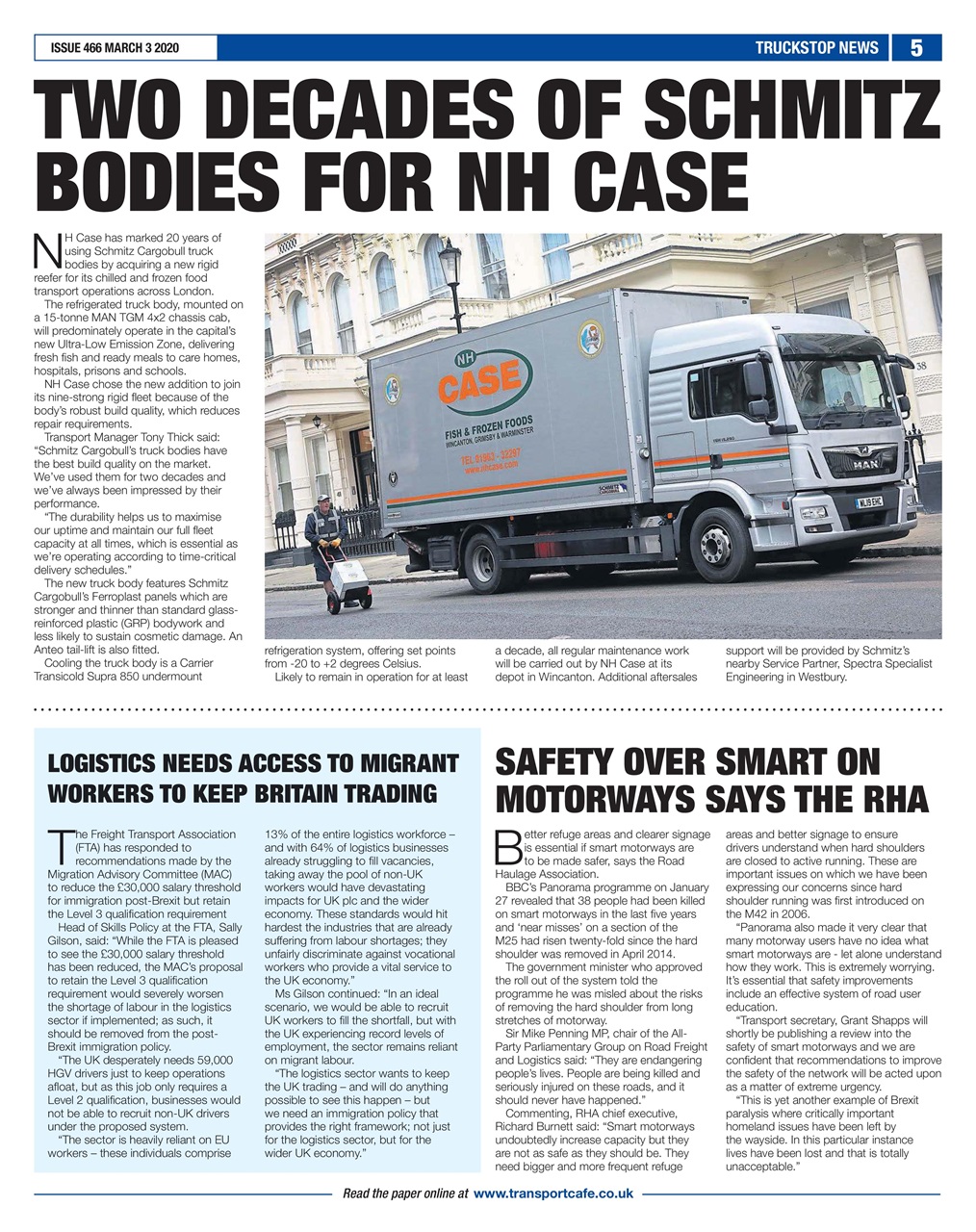 Truckstop News Preview Pages