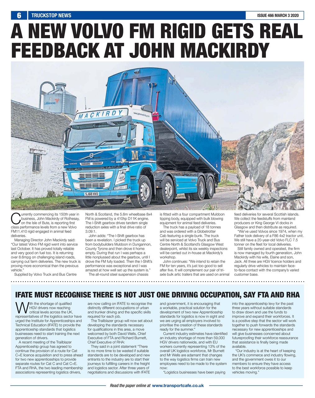 Truckstop News Preview Pages