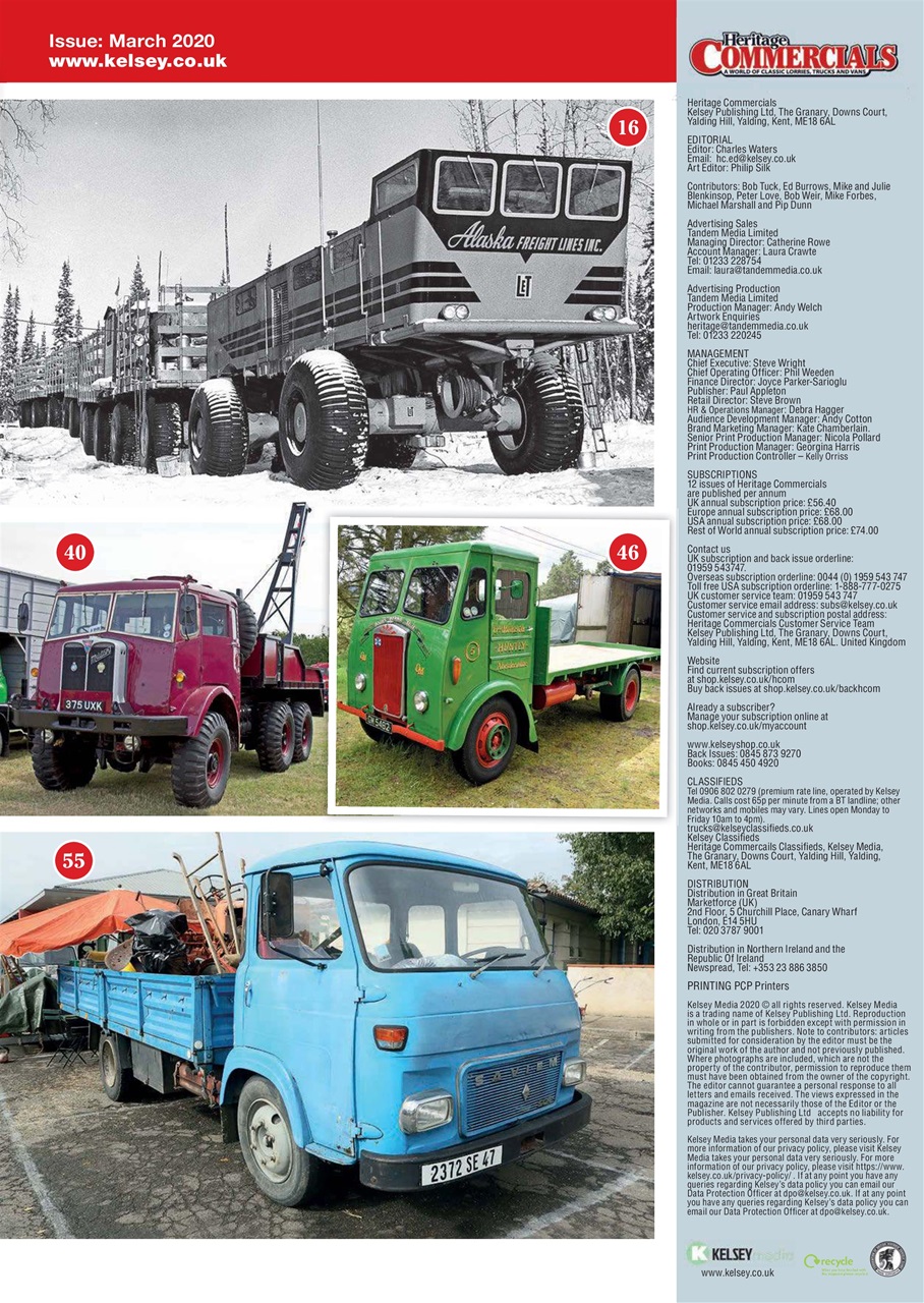 Heritage Commercials Magazine Preview Pages
