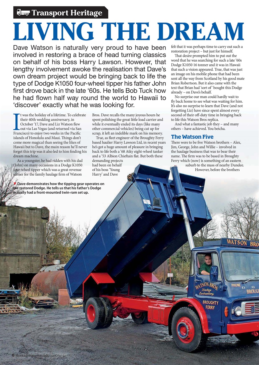Heritage Commercials Magazine Preview Pages